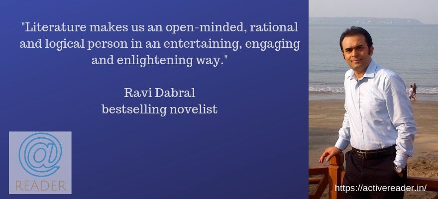Ravi Dabral bestselling novelist India
